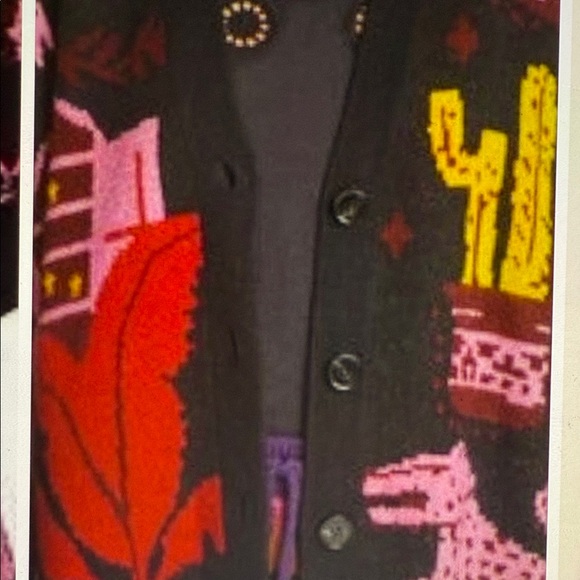 FARM RIO Women’s Black Magic Cardigan - Picture 4 of 6